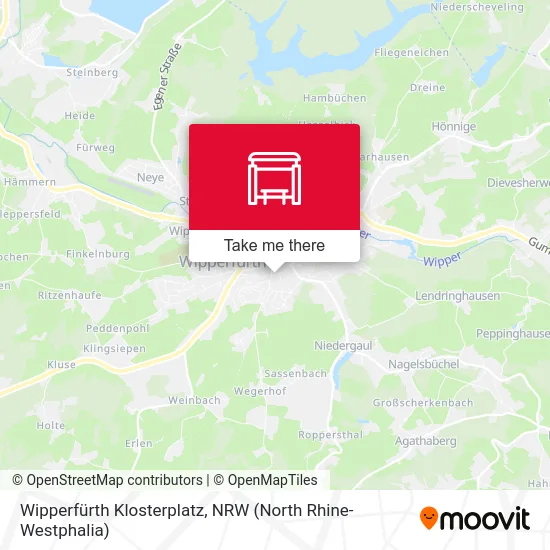 Wipperfürth Klosterplatz map