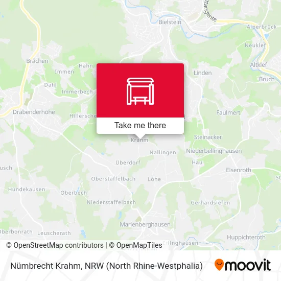 Nümbrecht Krahm map