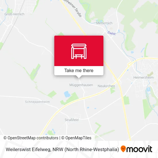 Карта Weilerswist Eifelweg