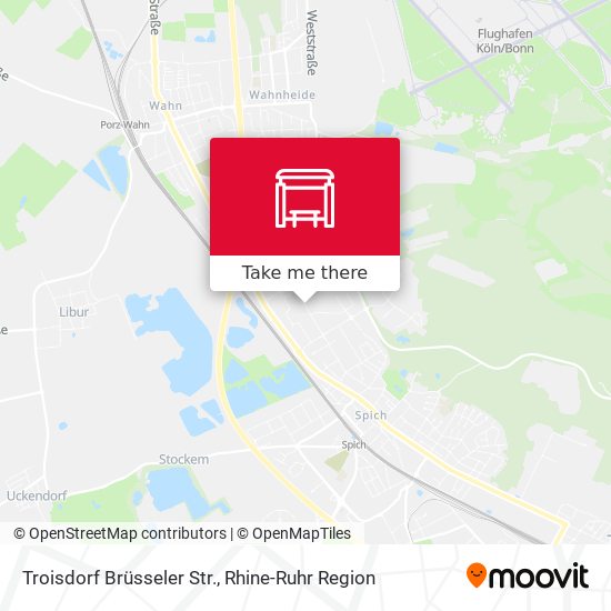 Troisdorf Brüsseler Str. map