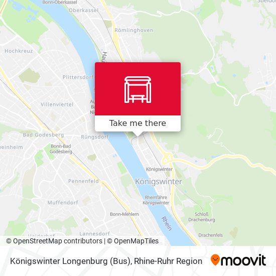 Königswinter Longenburg (Bus) map