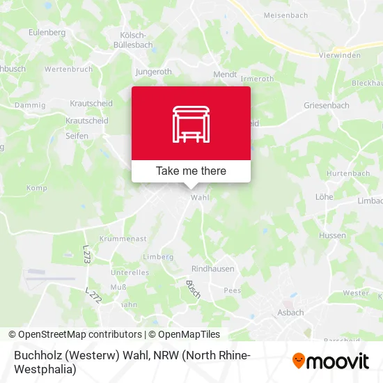 Карта Buchholz (Westerw) Wahl