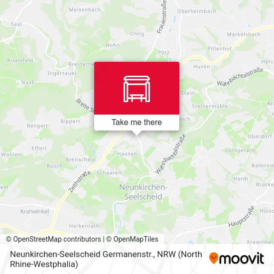 Карта Neunkirchen-Seelscheid Germanenstr.
