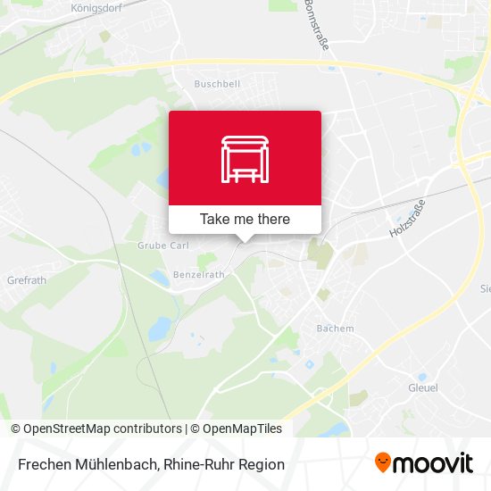 Карта Frechen Mühlenbach