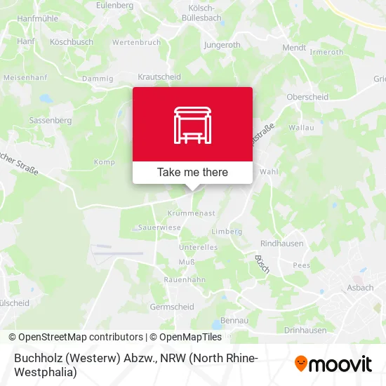 Карта Buchholz (Westerw) Abzw.