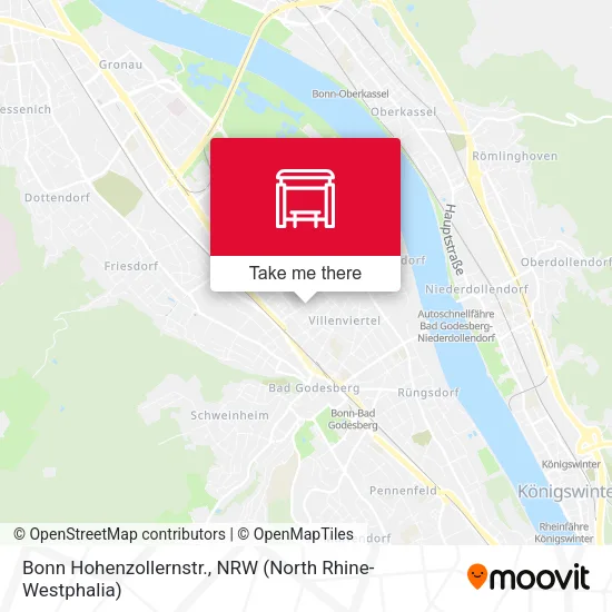 Карта Bonn Hohenzollernstr.