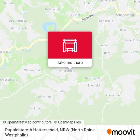 Ruppichteroth Hatterscheid map
