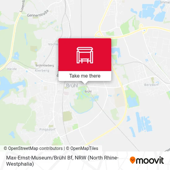 Max-Ernst-Museum/Brühl Bf map