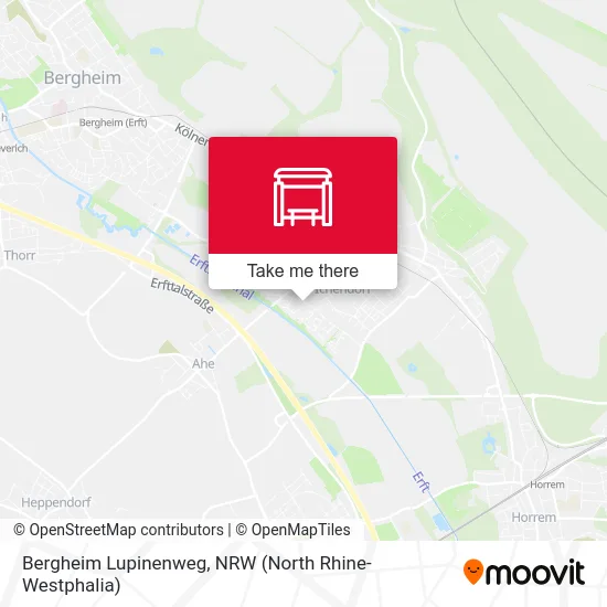 Bergheim Lupinenweg map