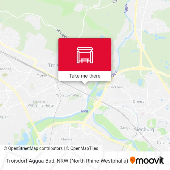 Troisdorf Aggua-Bad map