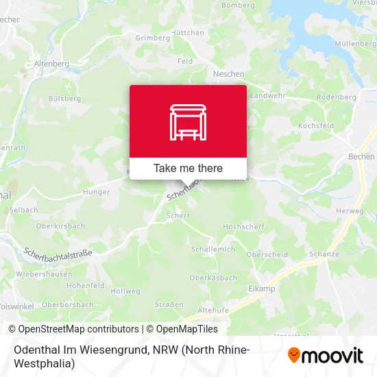 Карта Odenthal Im Wiesengrund
