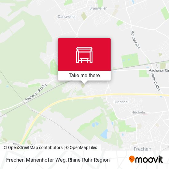 Frechen Marienhofer Weg map