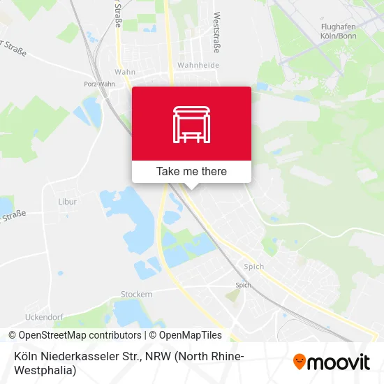 Карта Köln Niederkasseler Str.