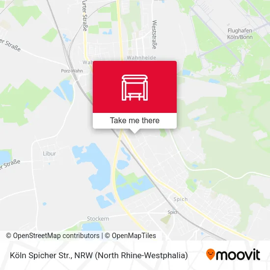 Карта Köln Spicher Str.