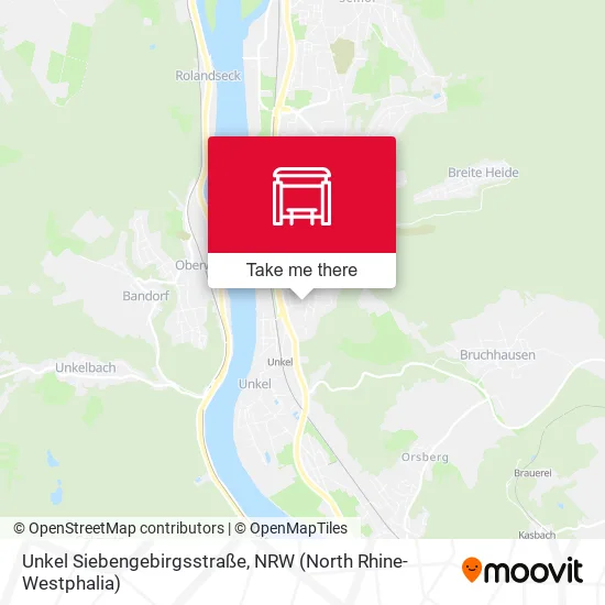 Карта Unkel Siebengebirgsstraße