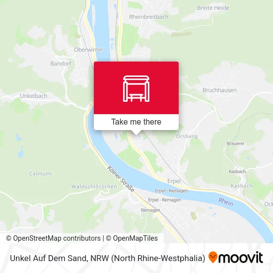 Карта Unkel Auf Dem Sand