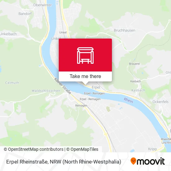 Карта Erpel Rheinstraße