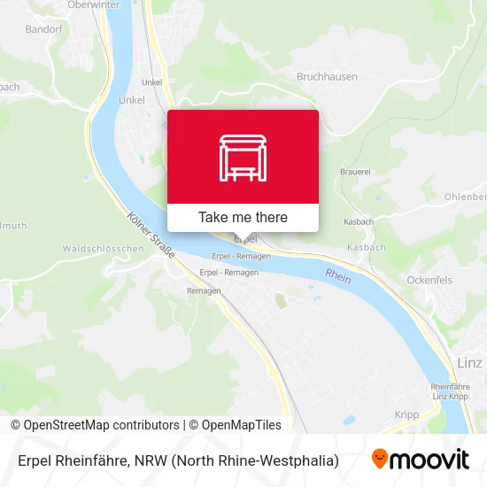Карта Erpel Rheinfähre