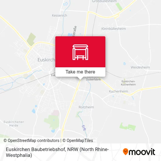 Euskirchen Baubetriebshof map