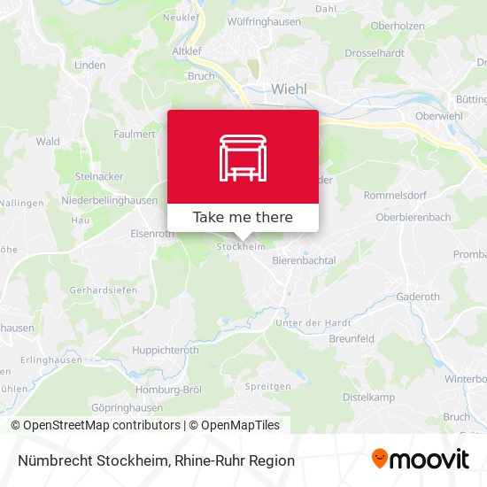 Nümbrecht Stockheim map
