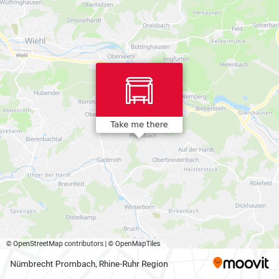 Nümbrecht Prombach map