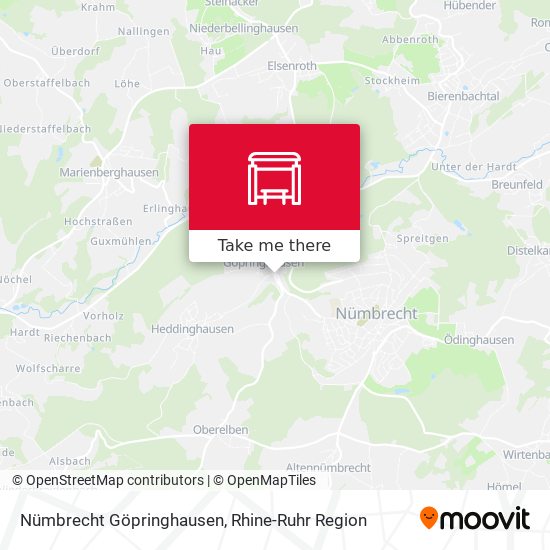 Nümbrecht Göpringhausen map