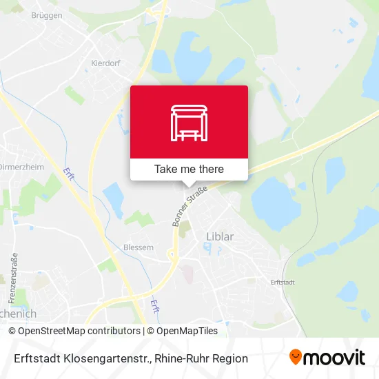 Карта Erftstadt Klosengartenstr.