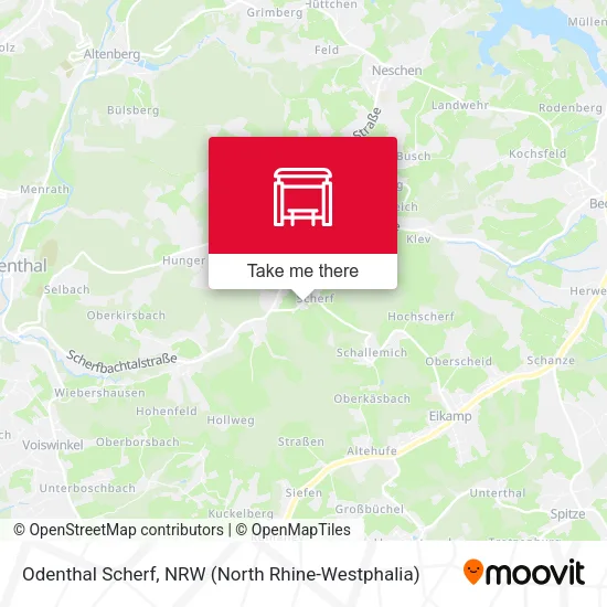 Карта Odenthal Scherf