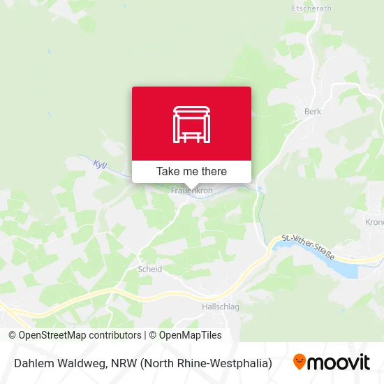 Карта Dahlem Waldweg