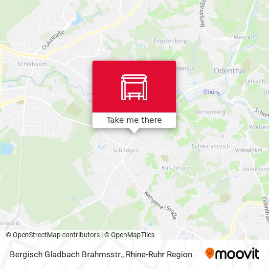 Bergisch Gladbach Brahmsstr. map