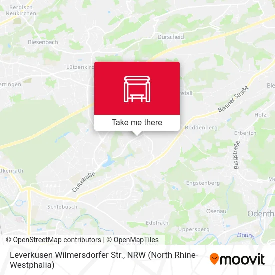 Карта Leverkusen Wilmersdorfer Str.