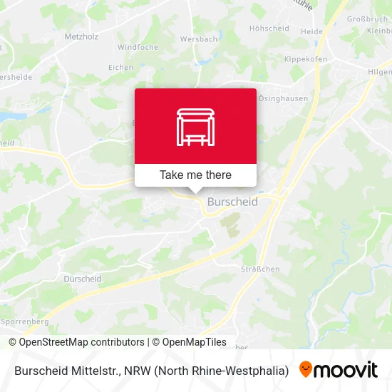 Карта Burscheid Mittelstr.