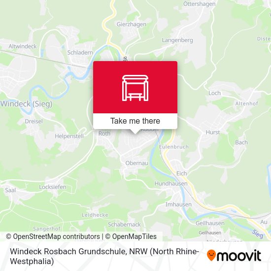 Карта Windeck Rosbach Grundschule