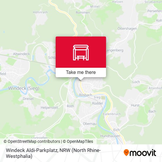 Карта Windeck Aldi-Parkplatz