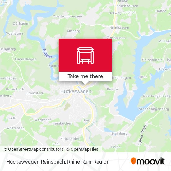 Hückeswagen Reinsbach map