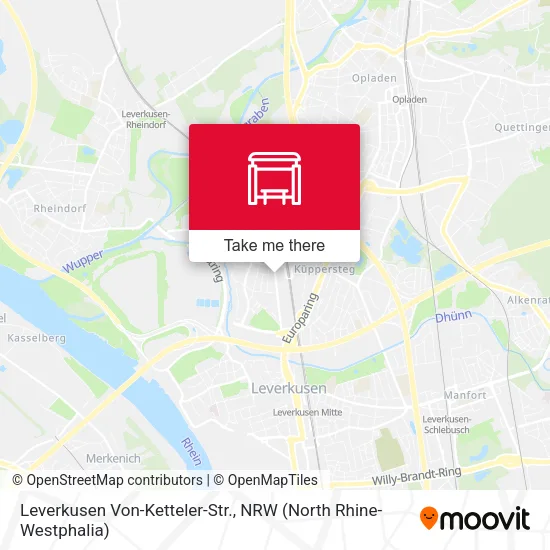Карта Leverkusen Von-Ketteler-Str.