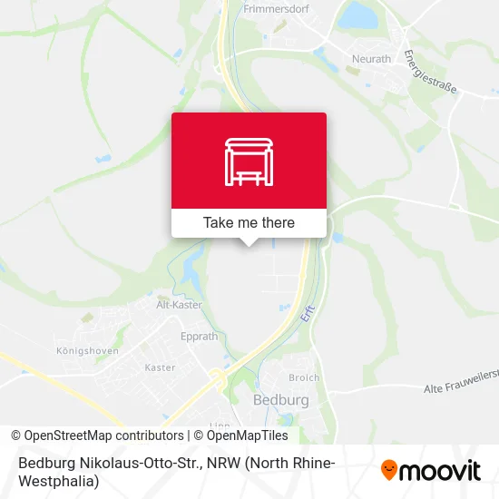 Bedburg Nikolaus-Otto-Str. map