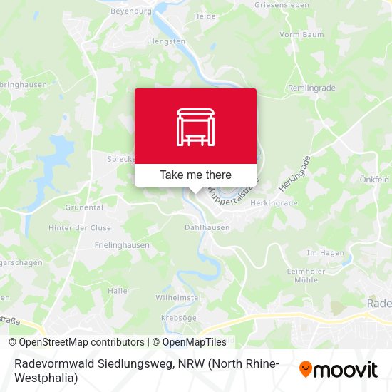 Карта Radevormwald Siedlungsweg