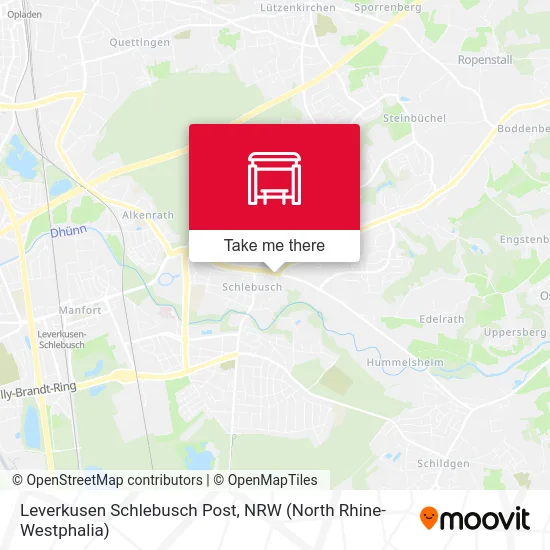 Leverkusen Schlebusch Post map