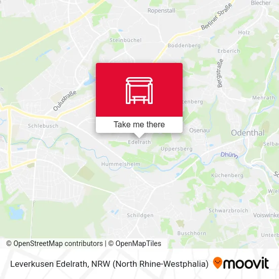 Карта Leverkusen Edelrath
