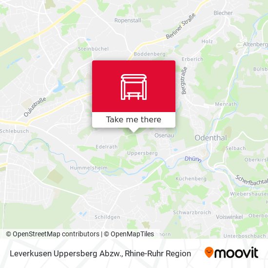 Leverkusen Uppersberg Abzw. map