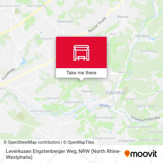 Leverkusen Engstenberger Weg map