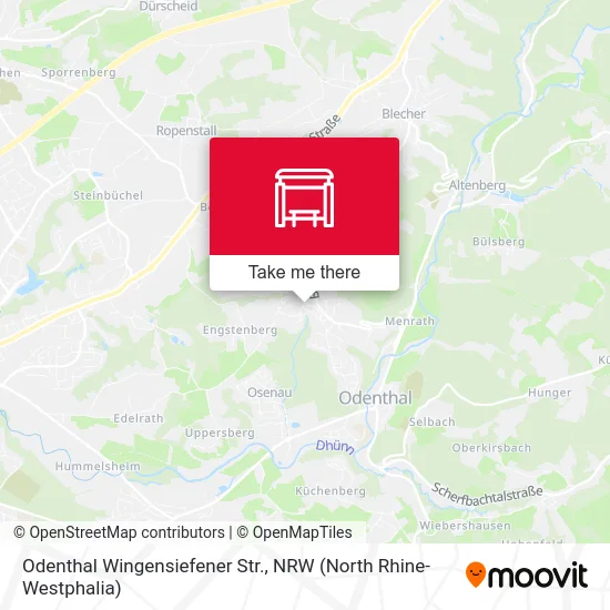 Карта Odenthal Wingensiefener Str.
