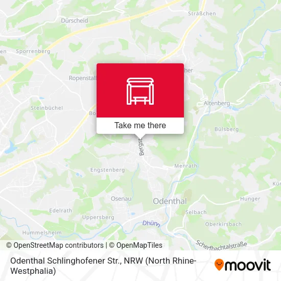 Карта Odenthal Schlinghofener Str.