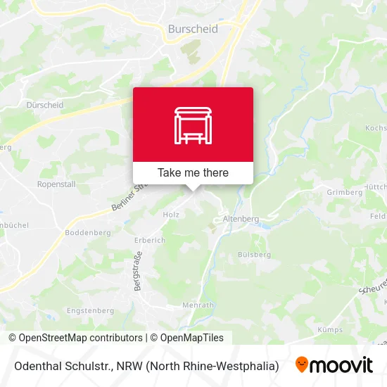 Карта Odenthal Schulstr.