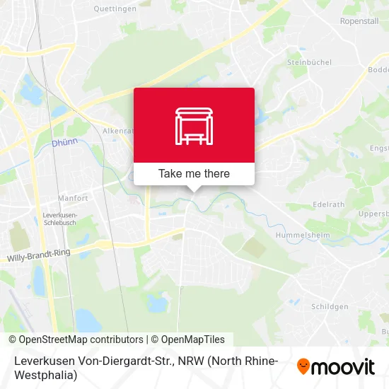 Карта Leverkusen Von-Diergardt-Str.