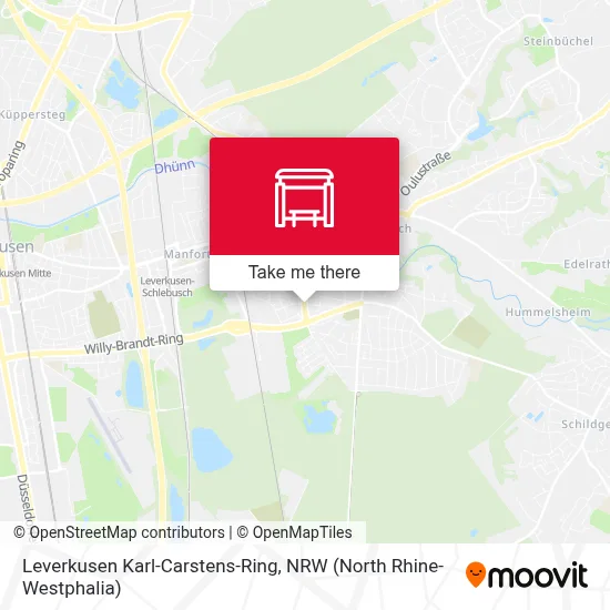 Leverkusen Karl-Carstens-Ring map