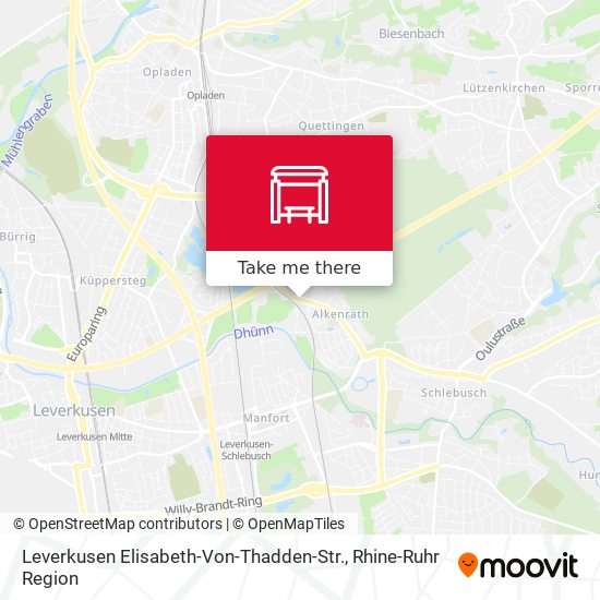 Карта Leverkusen Elisabeth-Von-Thadden-Str.