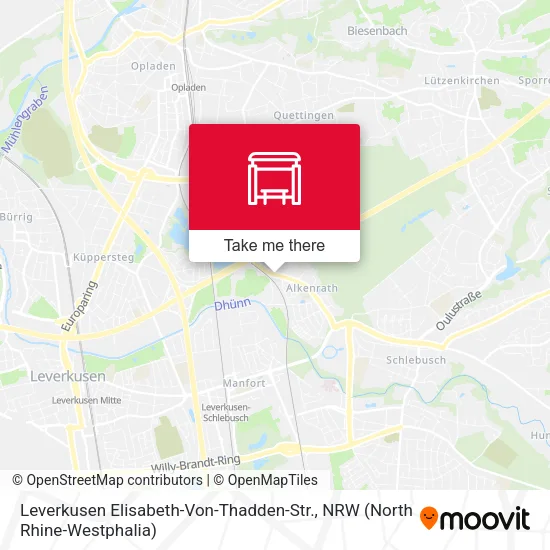 Карта Leverkusen Elisabeth-Von-Thadden-Str.