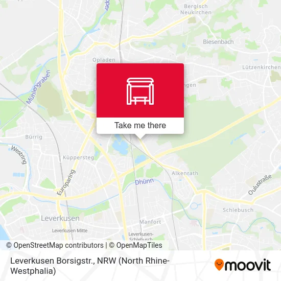 Leverkusen Borsigstr. map